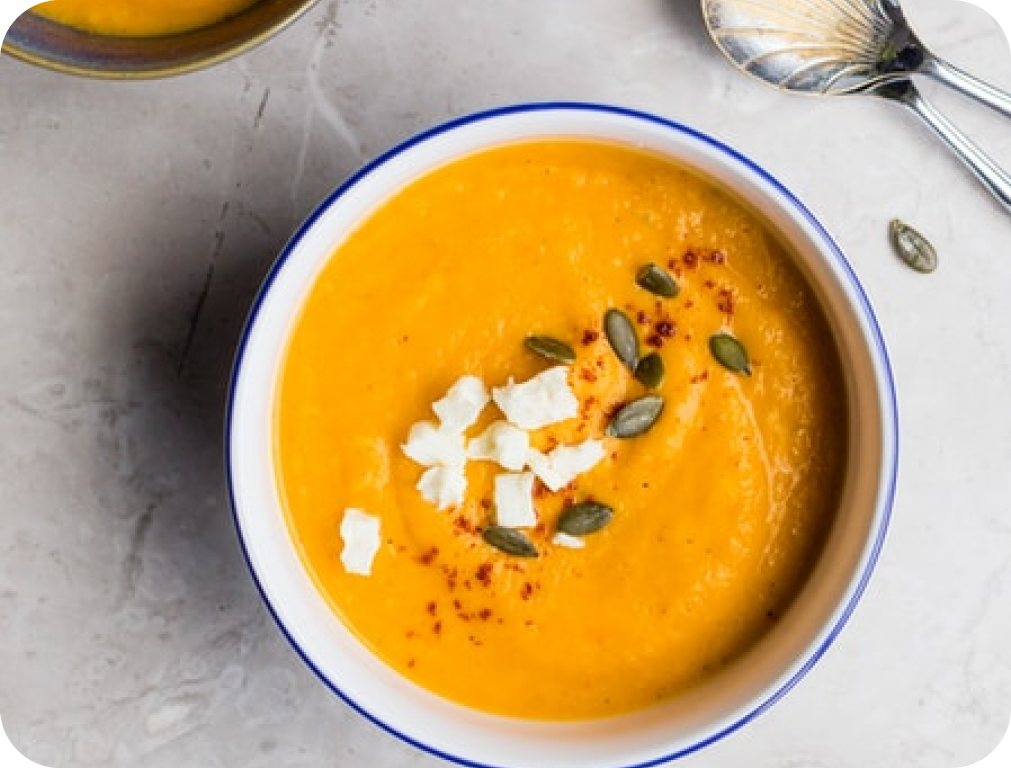 Warming Chili, Butternut squash & Coconut soup